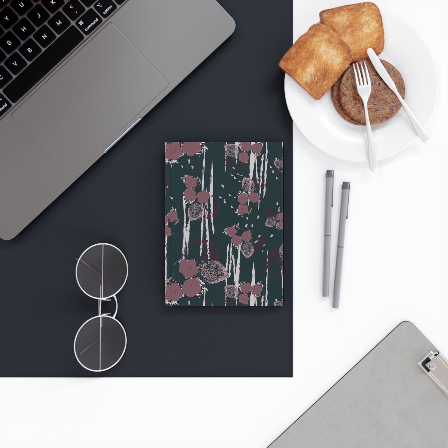 Retro Winterberry Hard Backed Journal