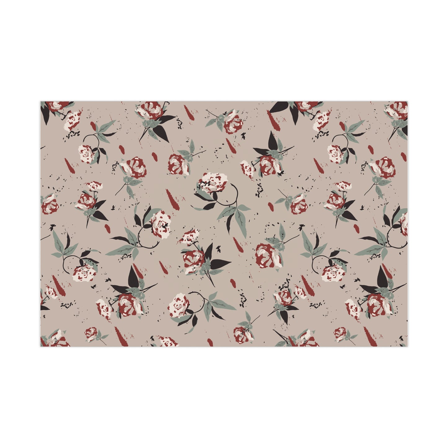Gift Wrap Papers - Vintage Rose