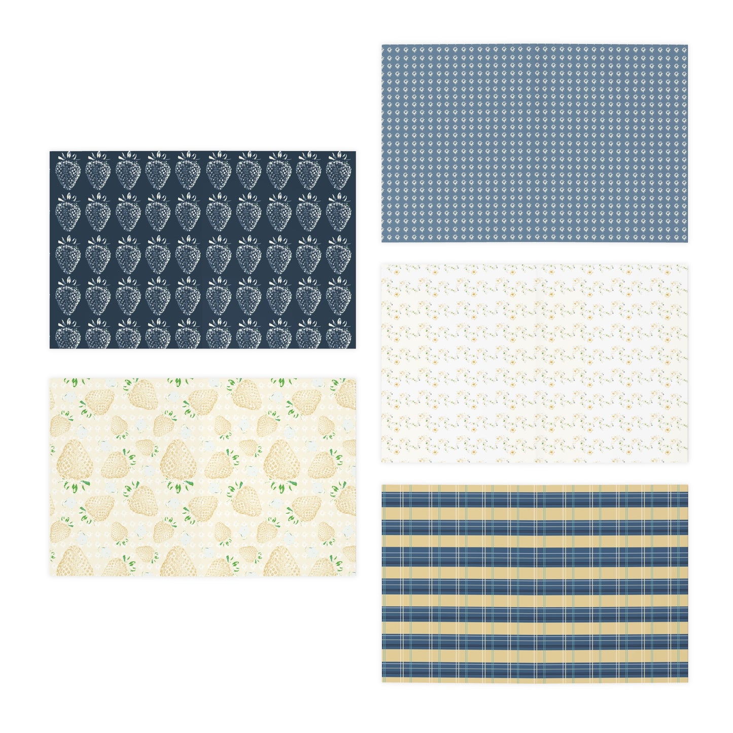Lucille Greeting Cards Variety Pack Lemon and Blue jean