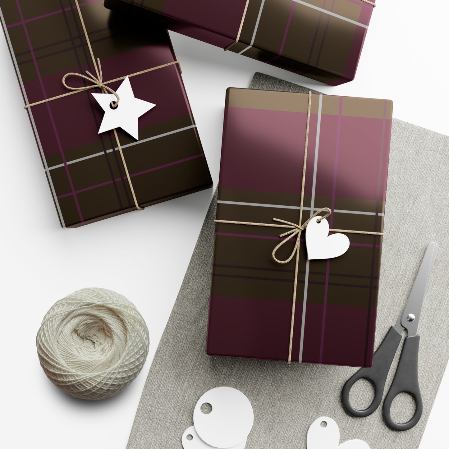 Scholar's Plaid Gift Wrap Papers
