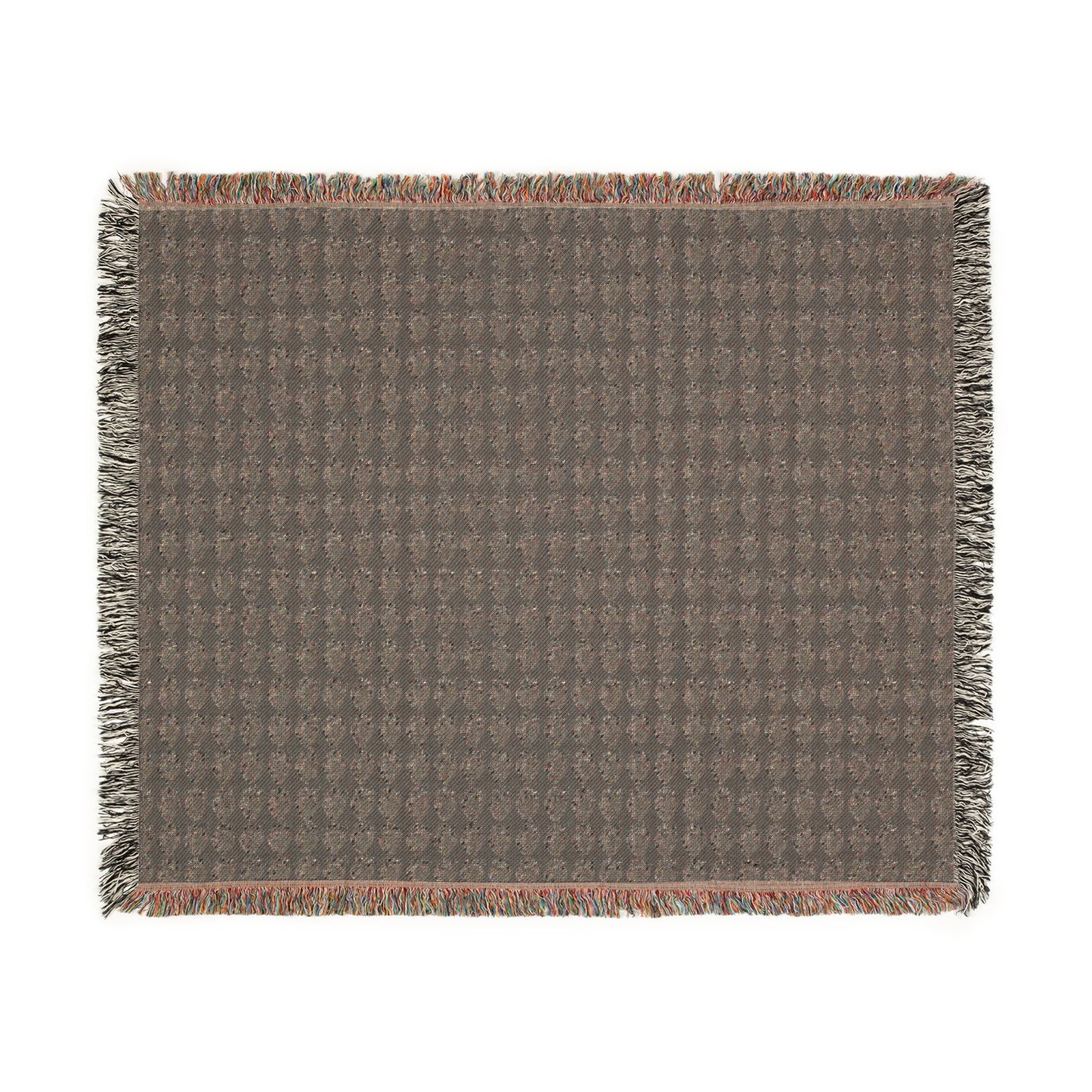 Cozy Woven Blanket -Bluejean Berry print