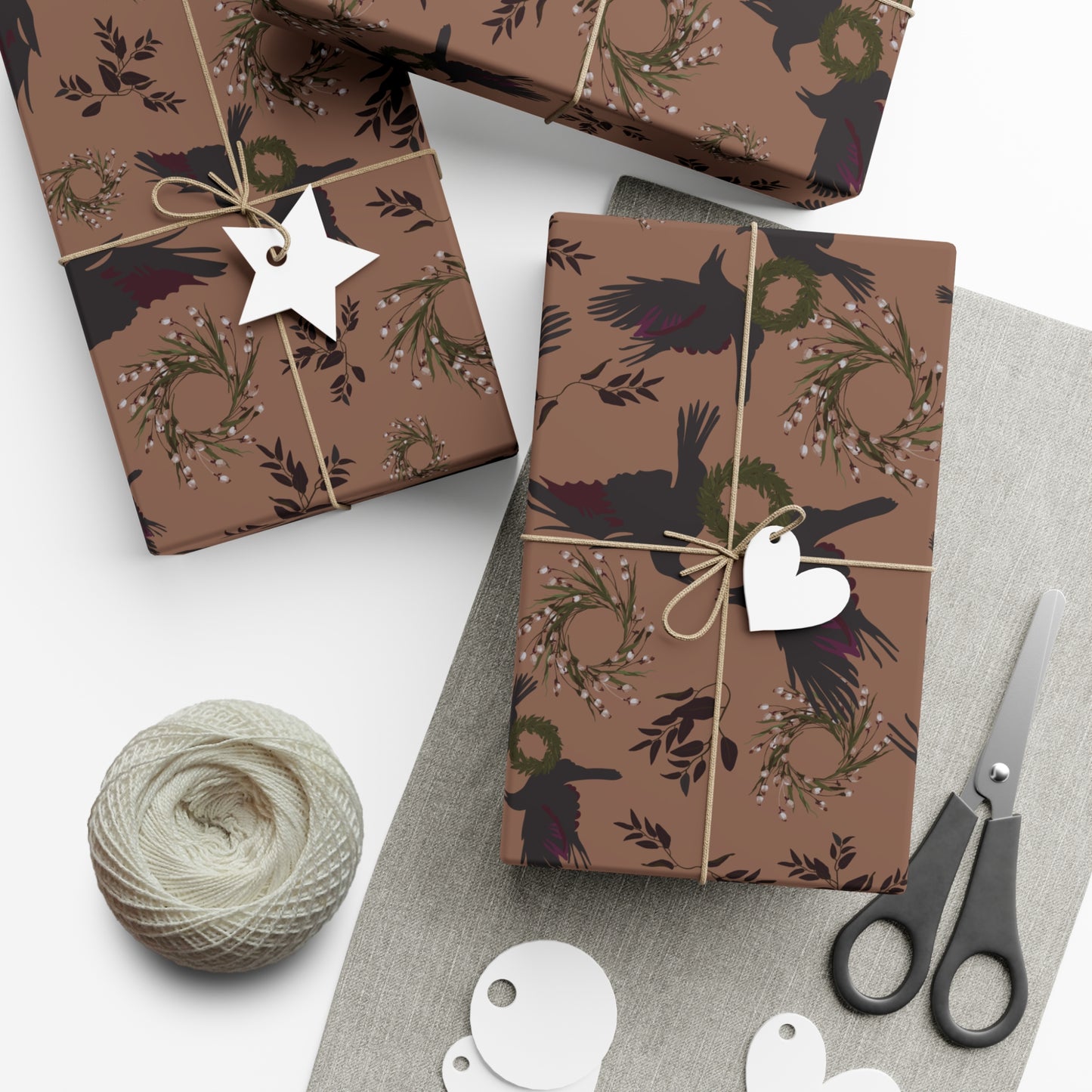 Autumn Raven Gift Wrap Papers