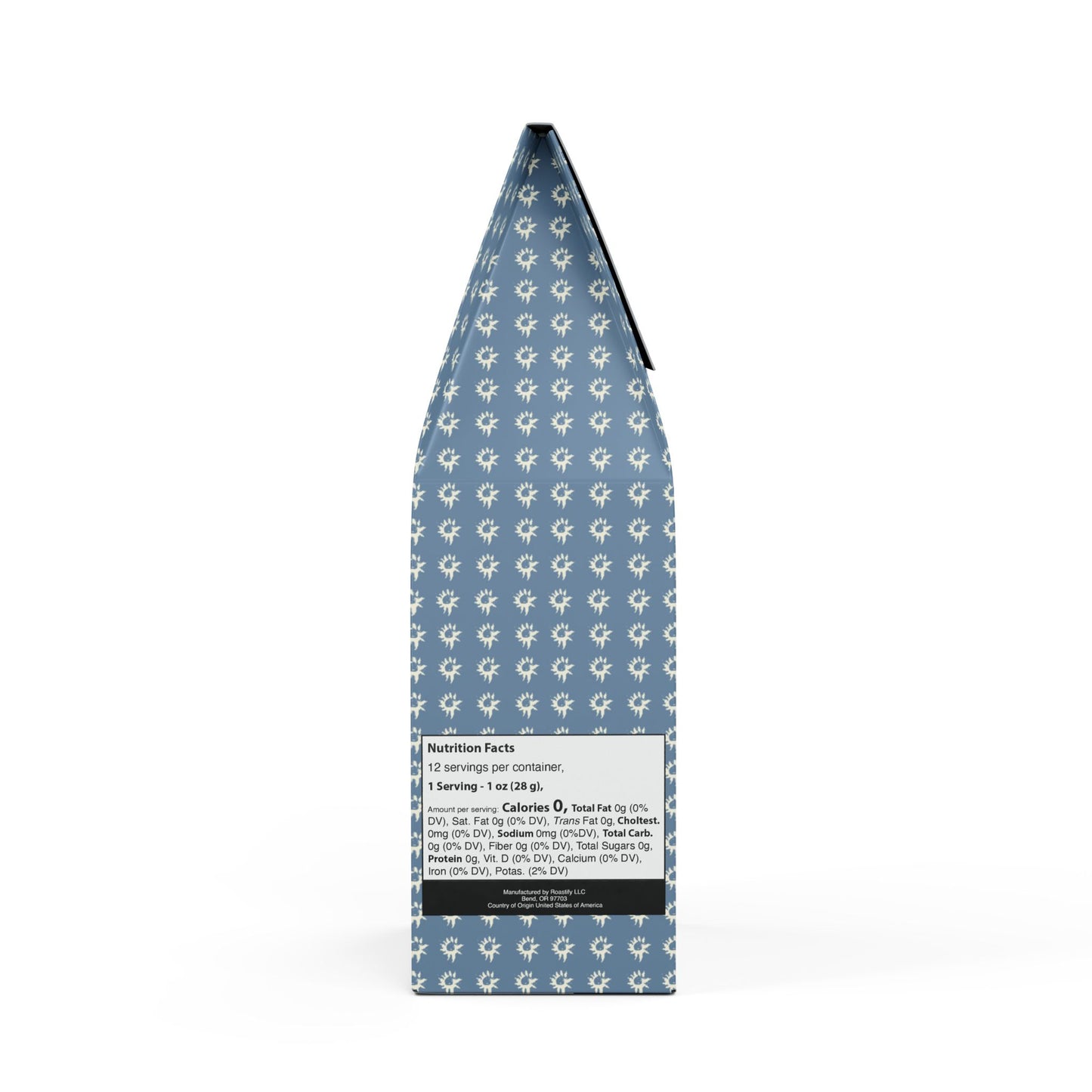 Colombia Single Origin Coffee (Light-Medium Roast) with Denim Geo Star print