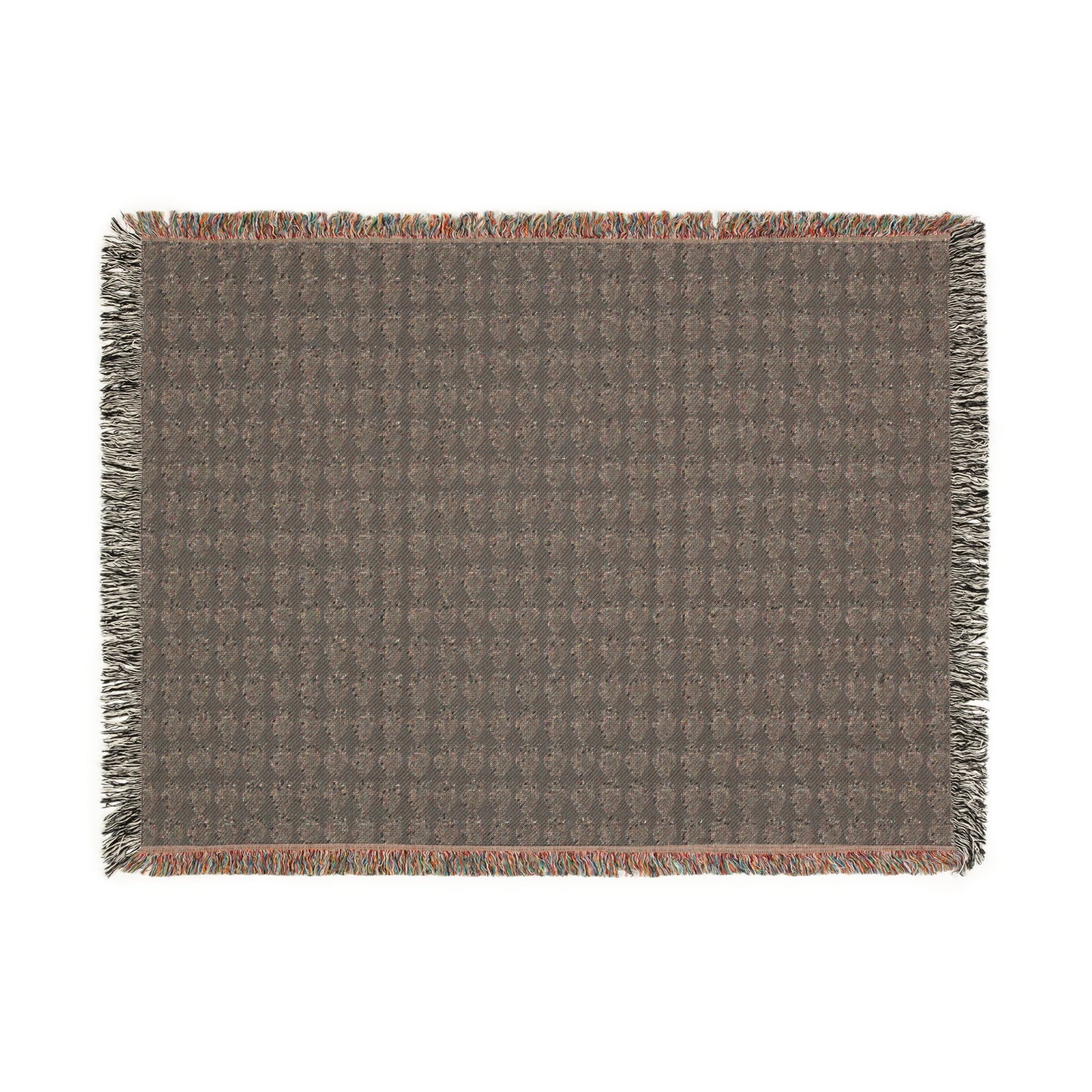 Cozy Woven Blanket -Bluejean Berry print