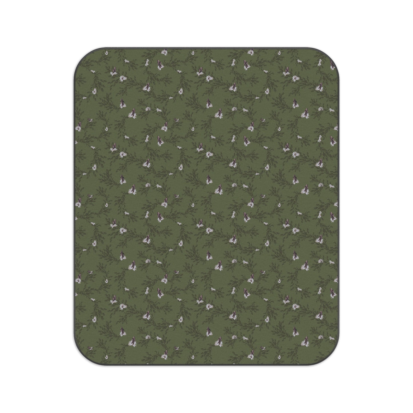 Floral Picnic Blanket for Outdoor Adventures – Autumn Daisy print