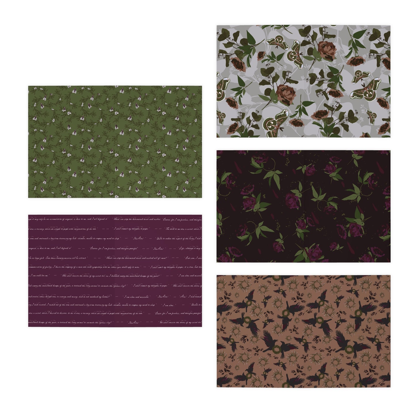 Dark Autumn Greeting Cards (5-Pack)