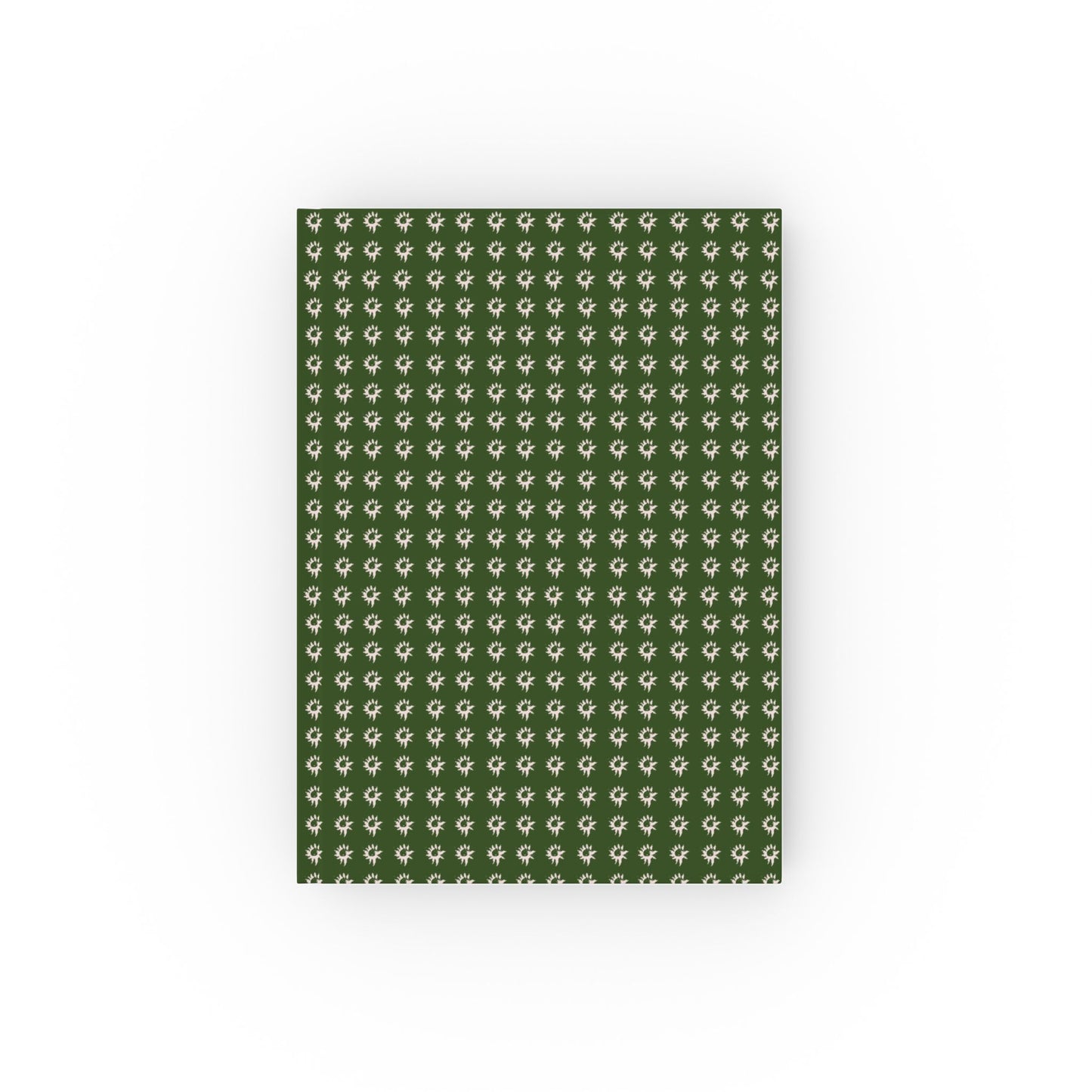 Forest Green Geo Star Hardcover Journal