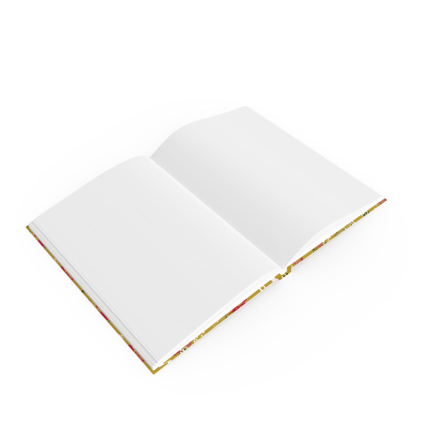 Hard Backed Journal - Chartreuse Berry Print