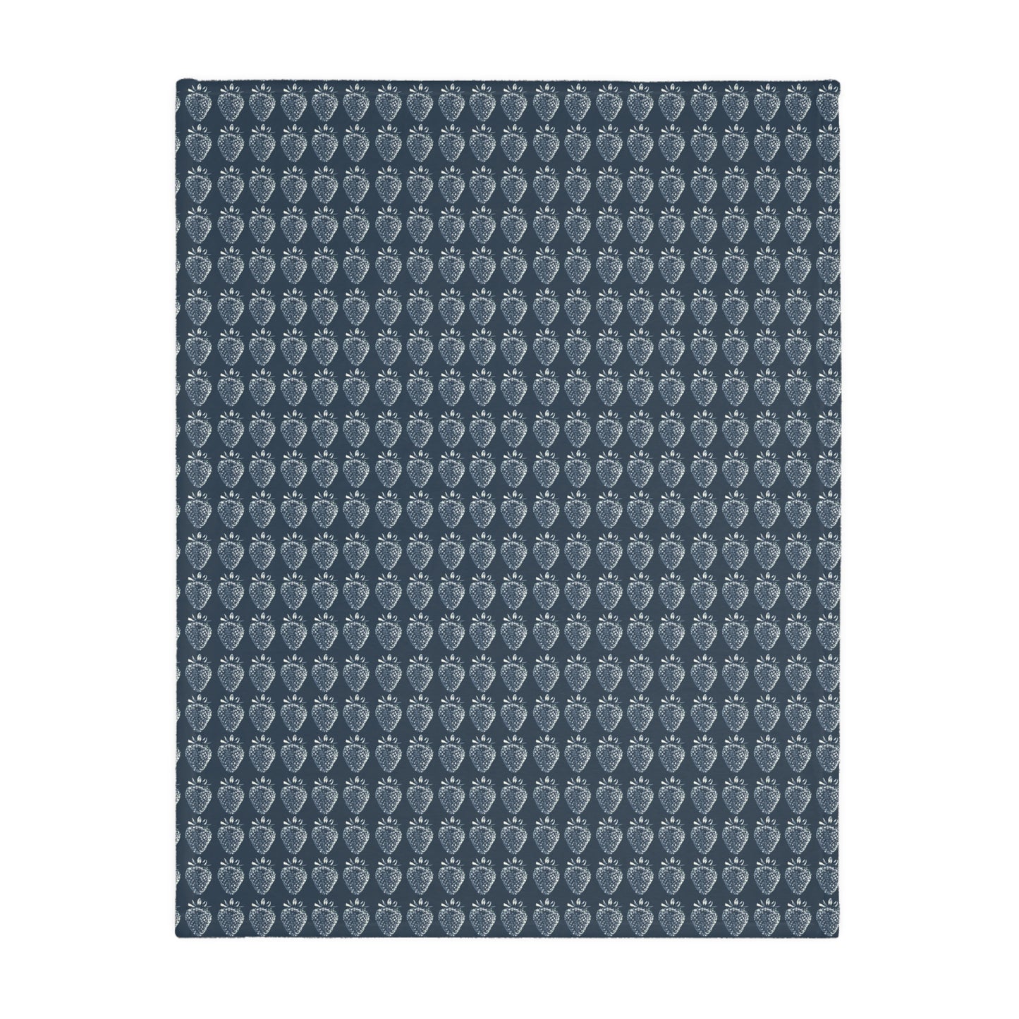 Cozy Velveteen Microfiber Blanket – Bluejean Berry Print