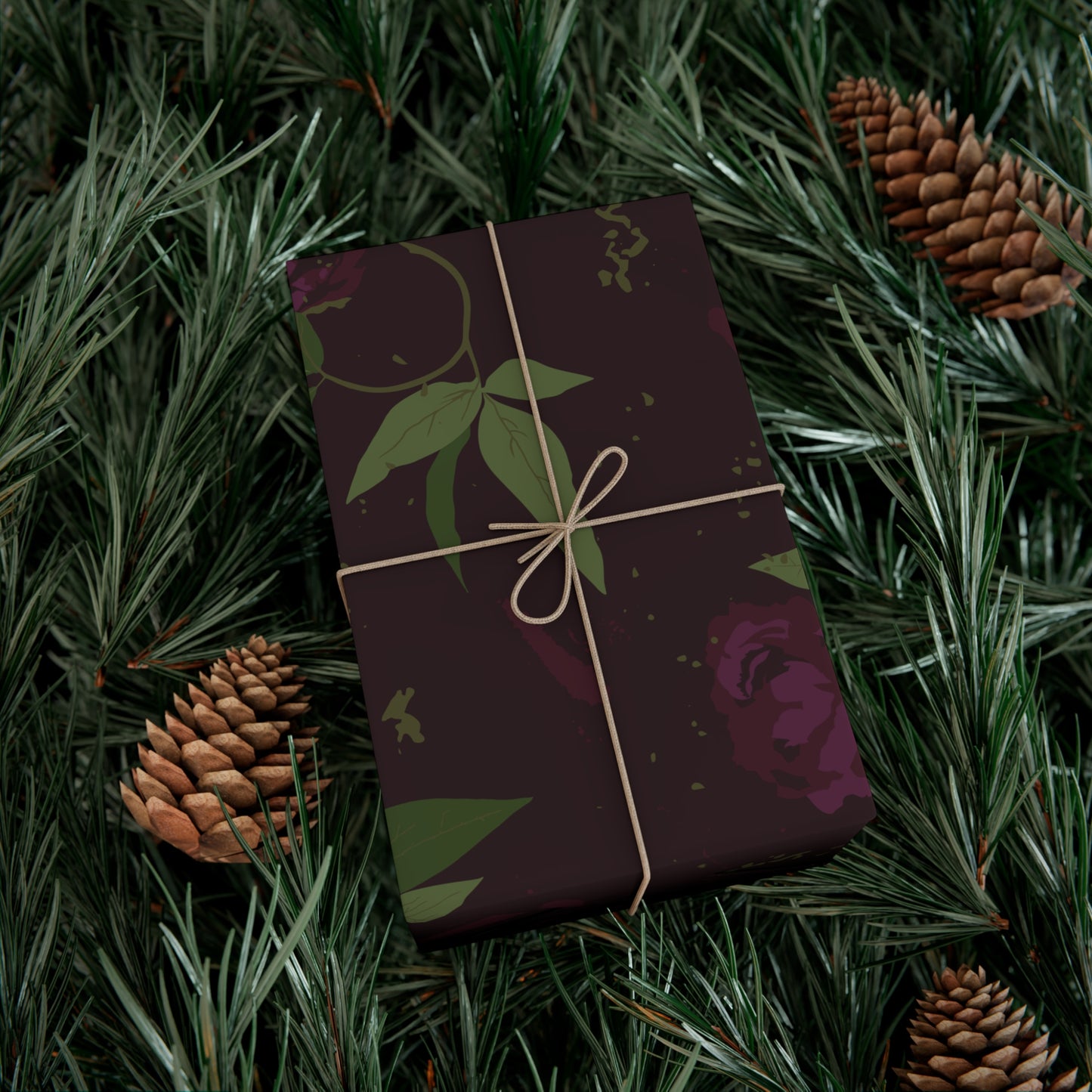 Black Rose Gift Wrap Papers