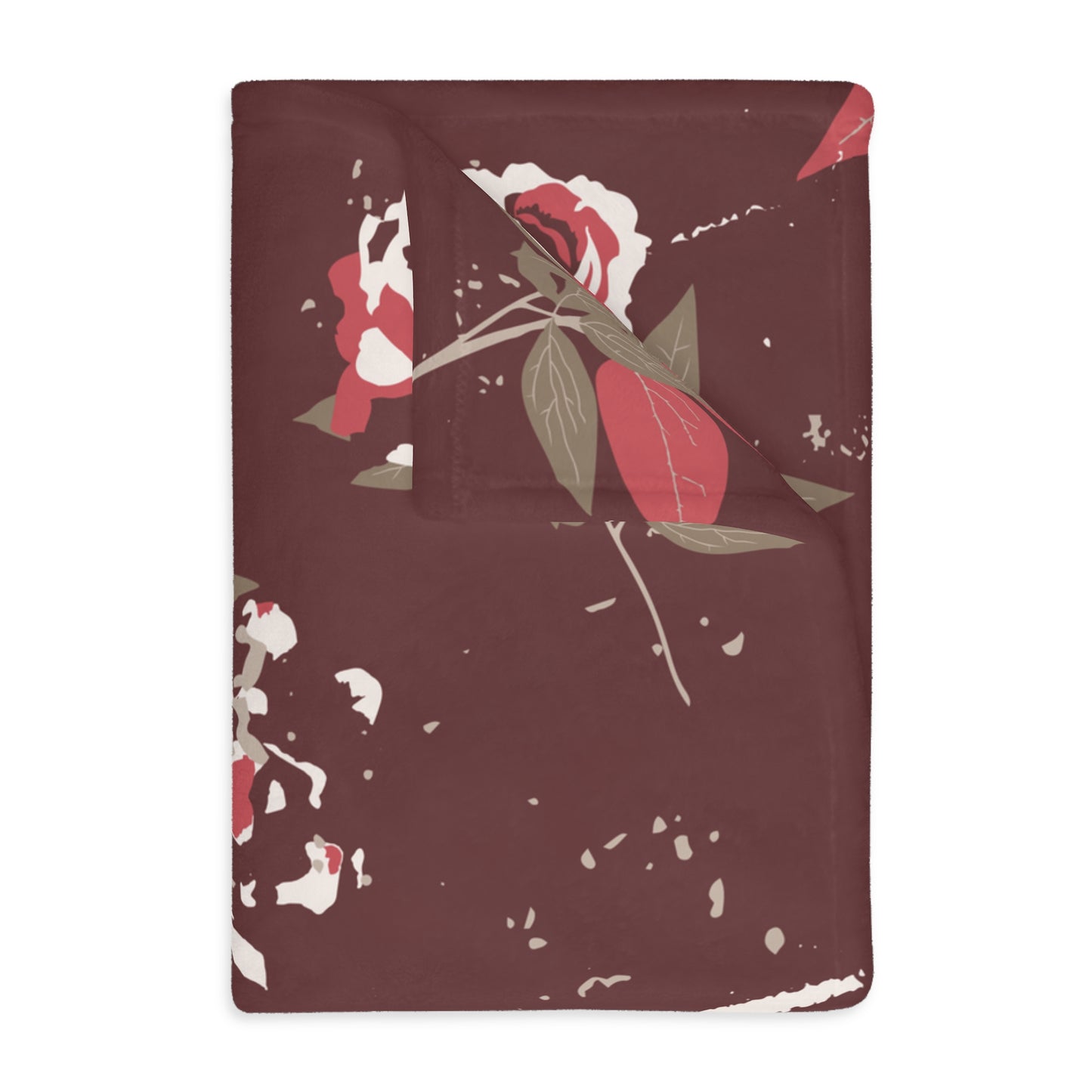 Harvest Rose Velveteen Blanket