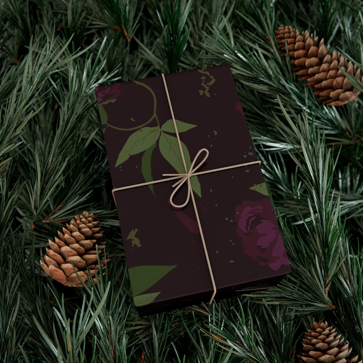 Black Rose Gift Wrap Papers