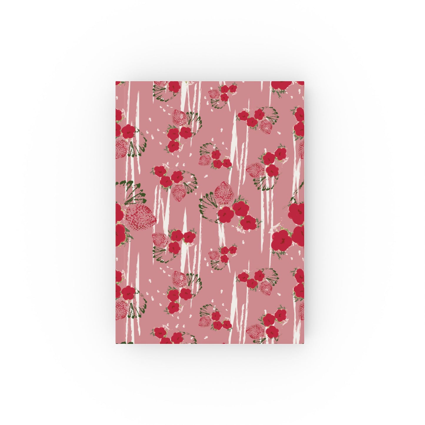 Strawberry Garden Hard Backed Journal