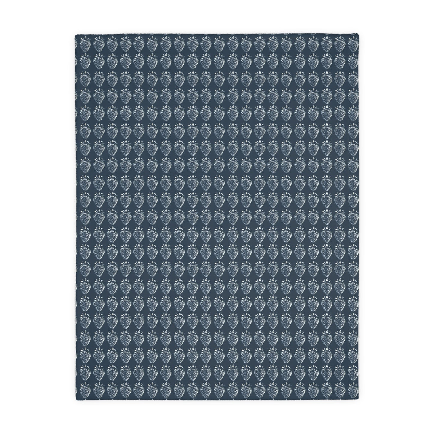 Cozy Velveteen Microfiber Blanket – Bluejean Berry Print