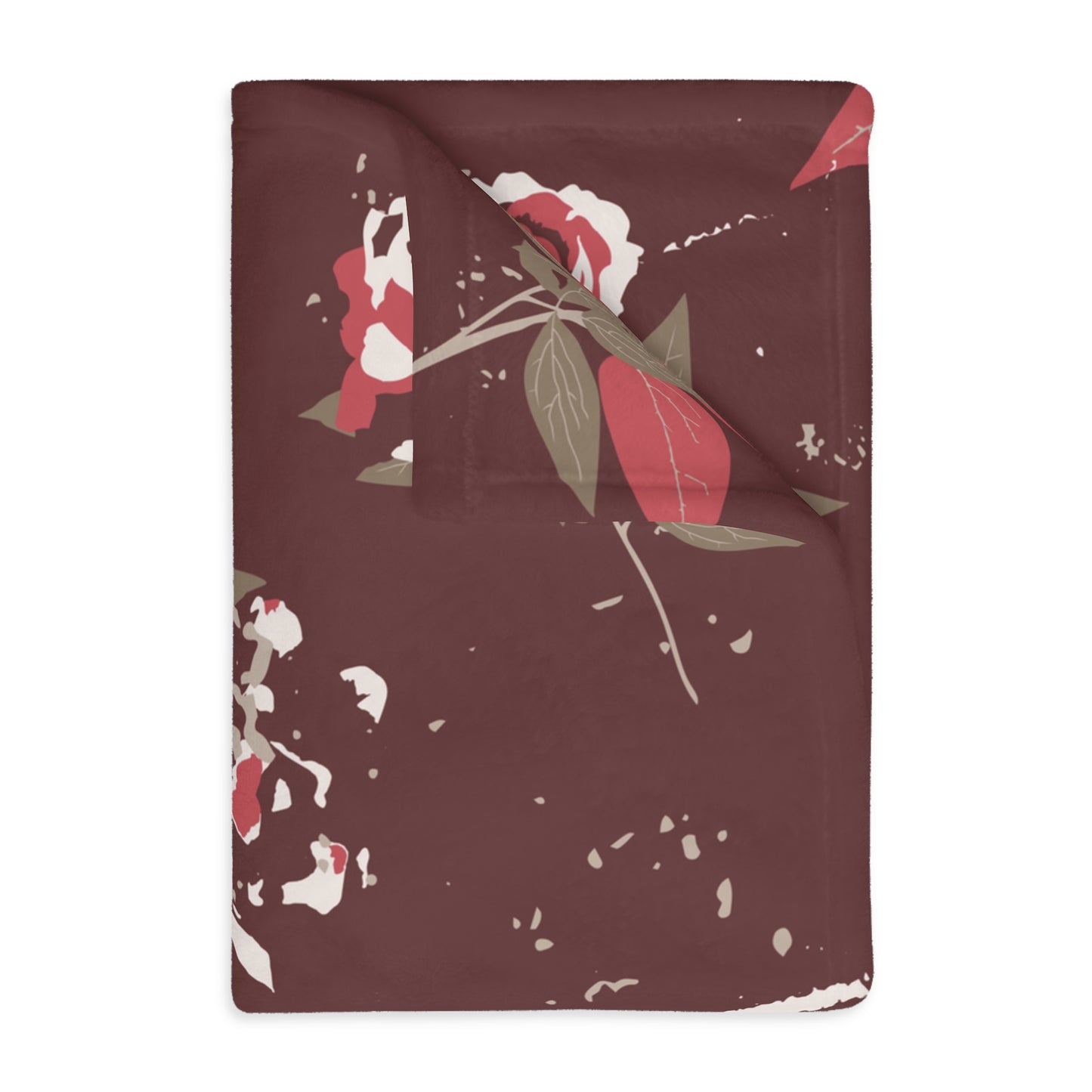 Harvest Rose Velveteen Blanket
