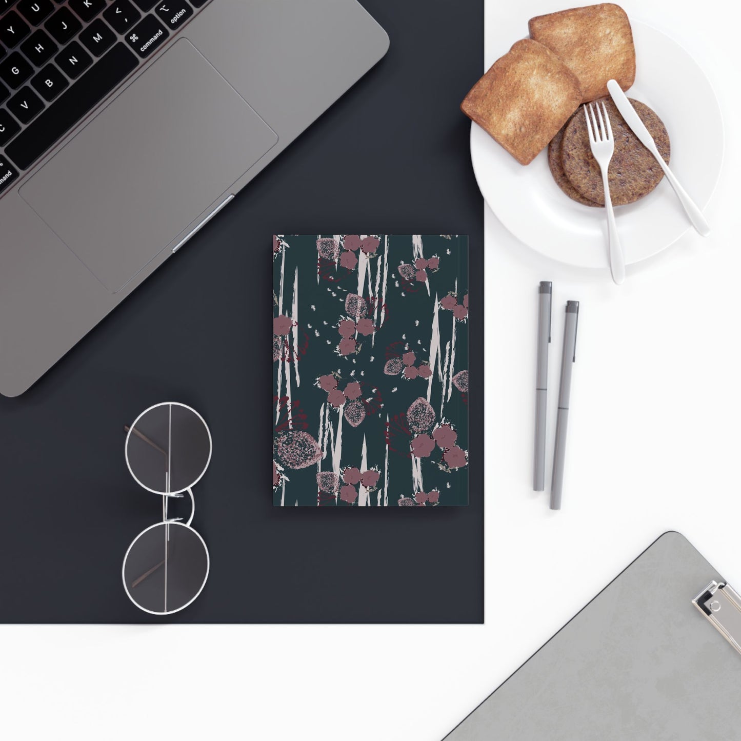 Retro Winterberry Hard Backed Journal