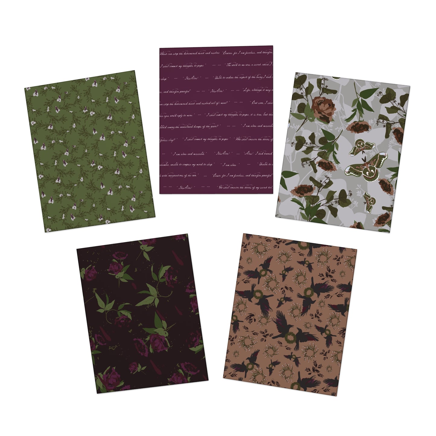 Dark Autumn Greeting Cards (5-Pack)