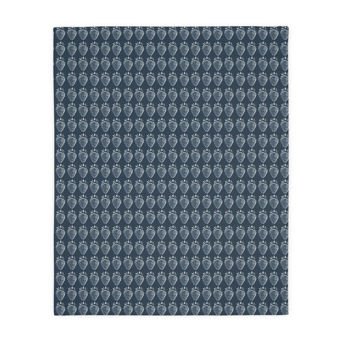 Cozy Velveteen Microfiber Blanket – Bluejean Berry Print