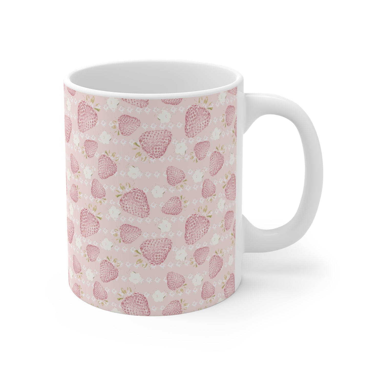 Mug 11oz : Retro Strawberry print