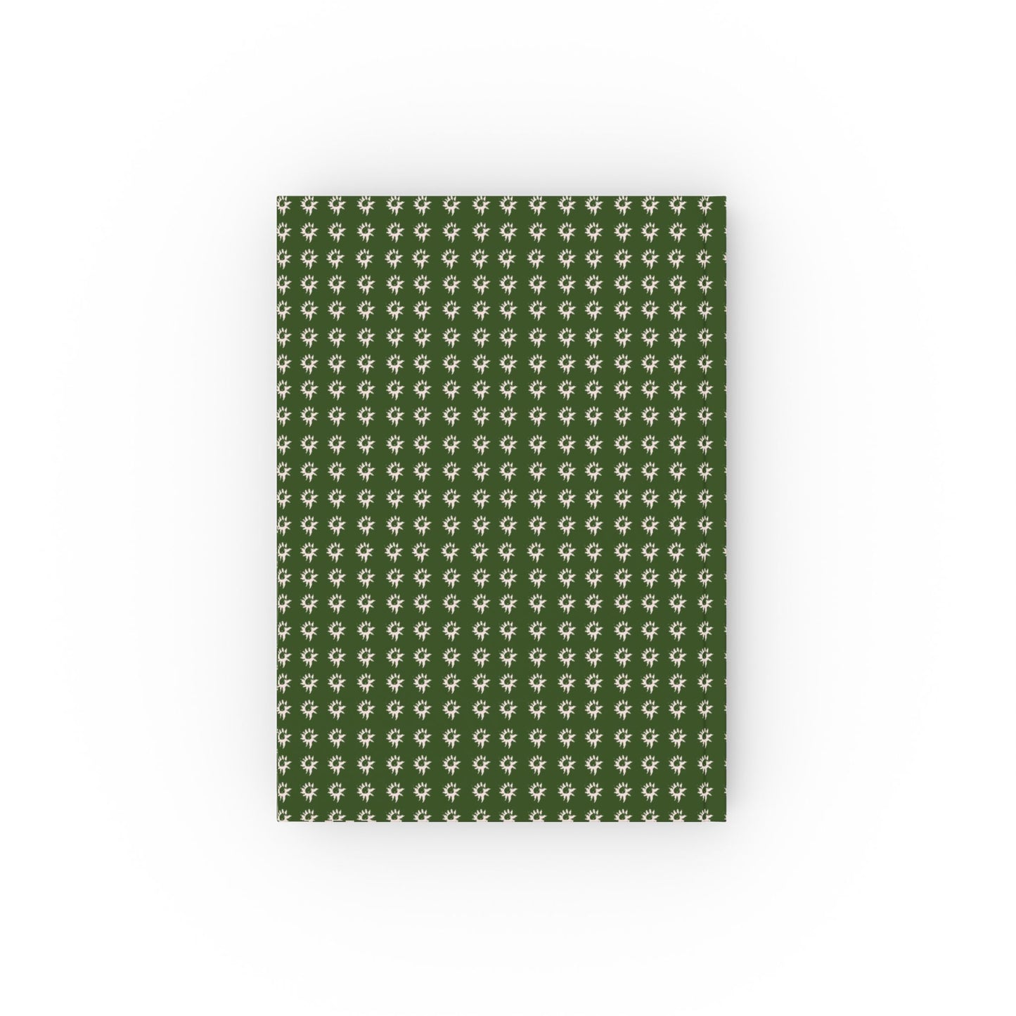 Forest Green Geo Star Hardcover Journal