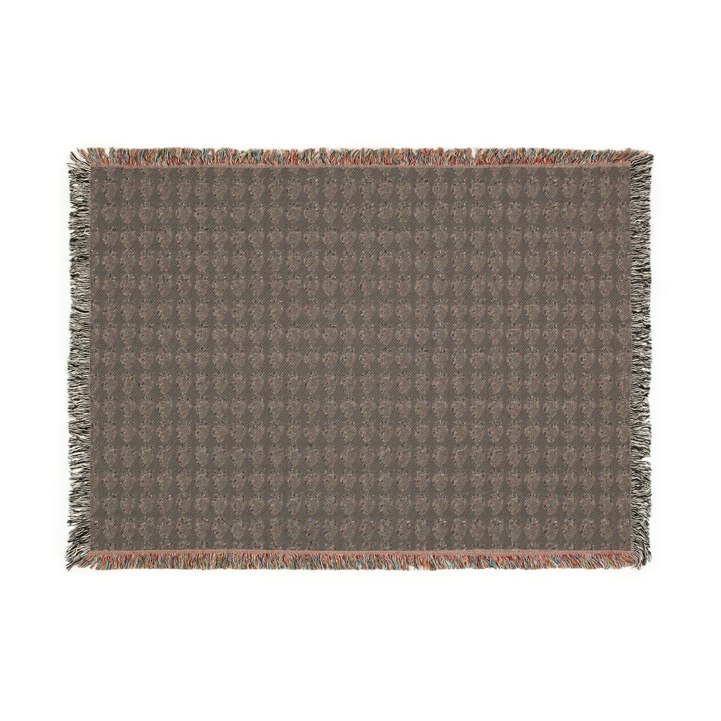 Cozy Woven Blanket -Bluejean Berry print