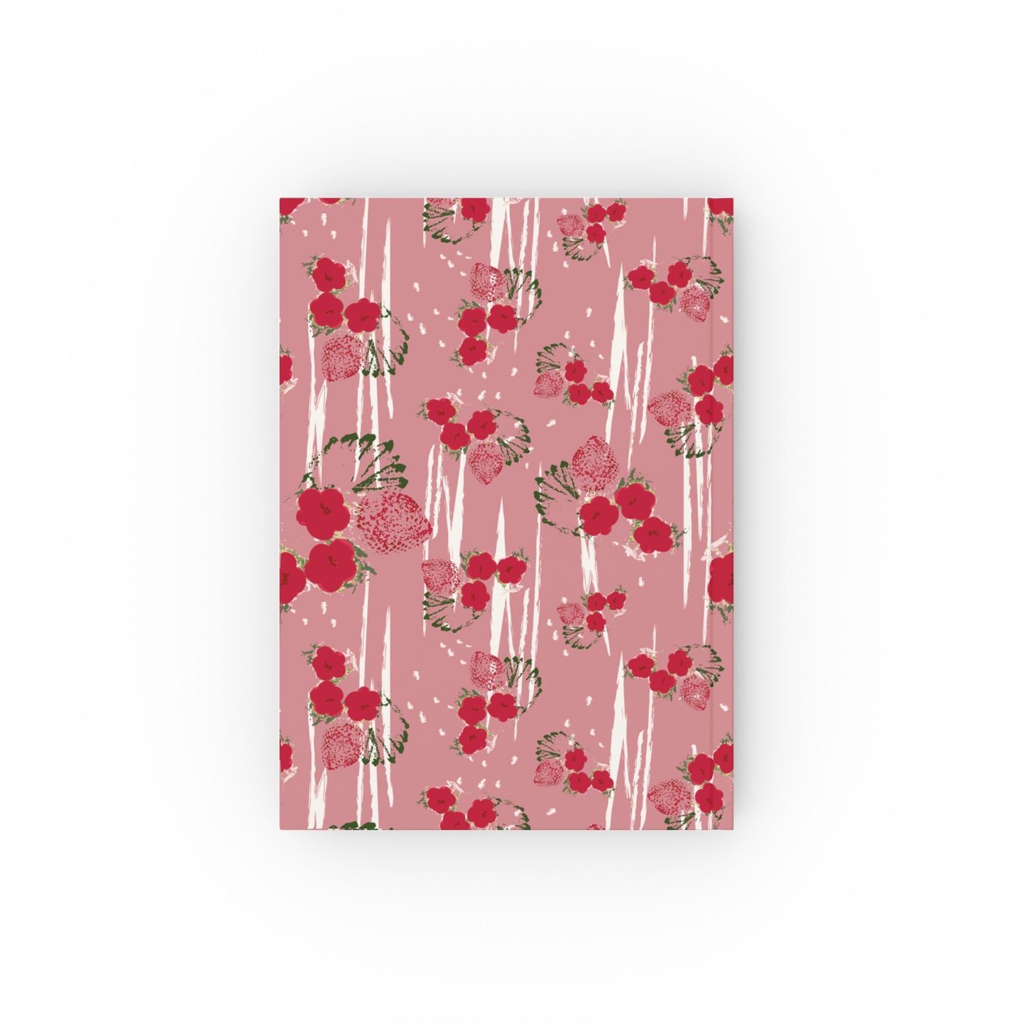 Strawberry Garden Hard Backed Journal
