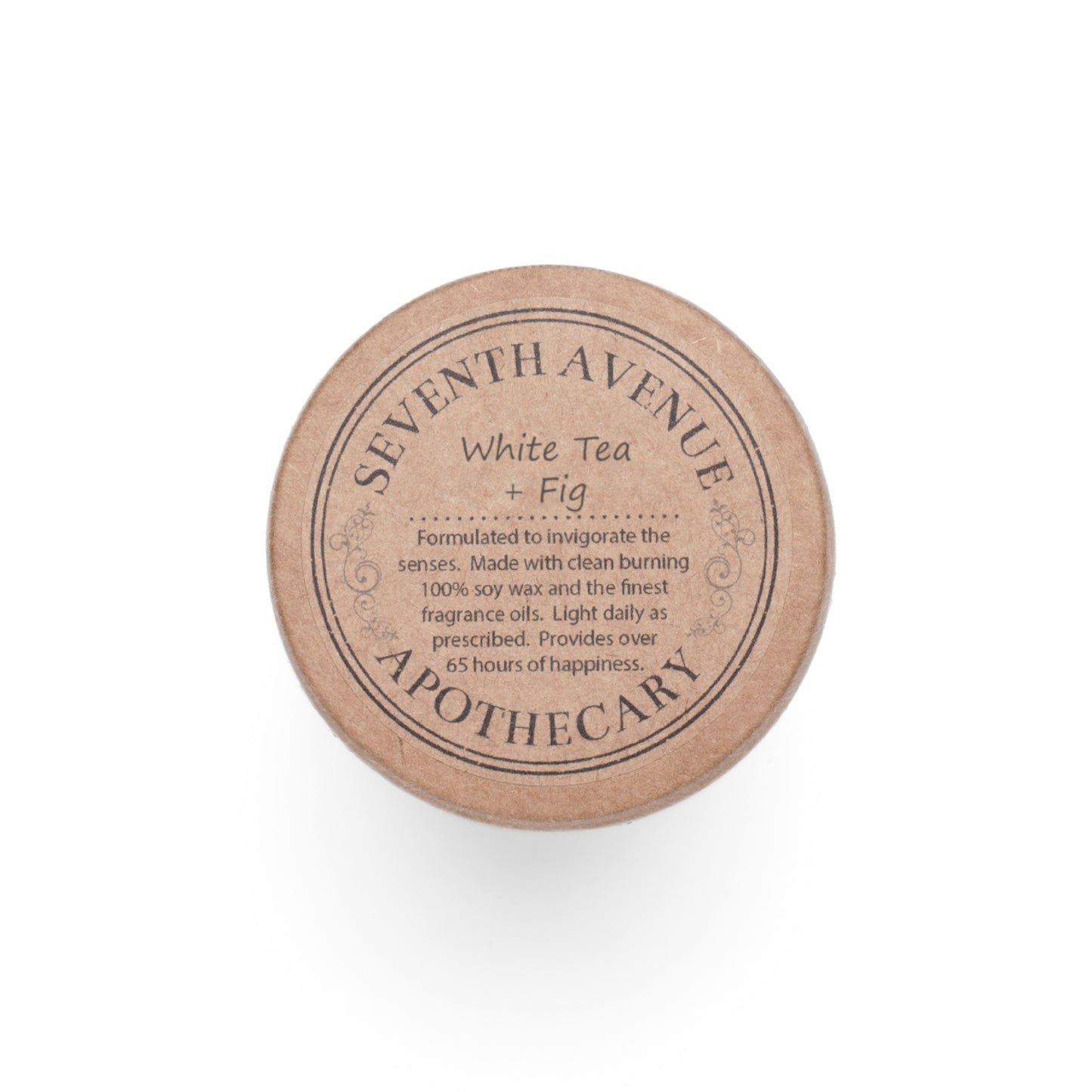 Strawberry Scented Candle - Elegant Full Glass, 11oz with Bluejean Berry print