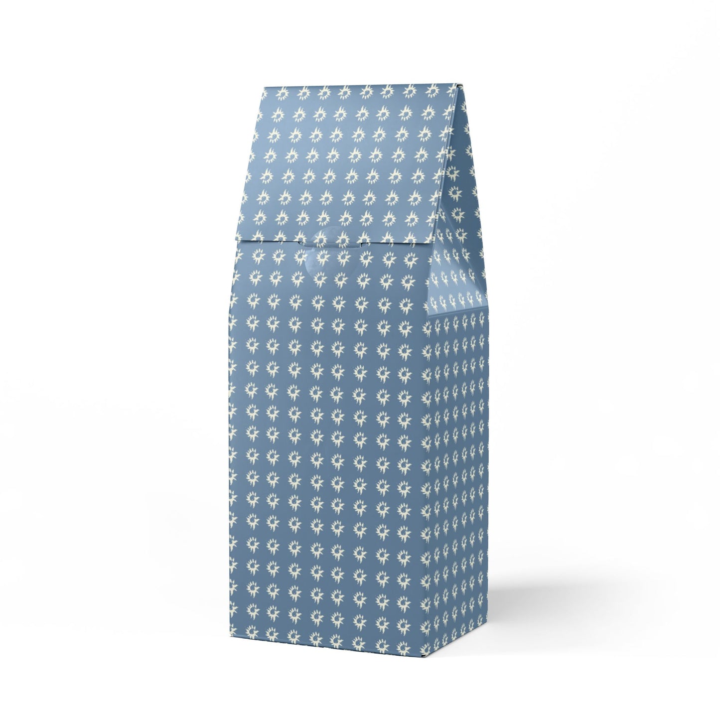 Colombia Single Origin Coffee (Light-Medium Roast) with Denim Geo Star print