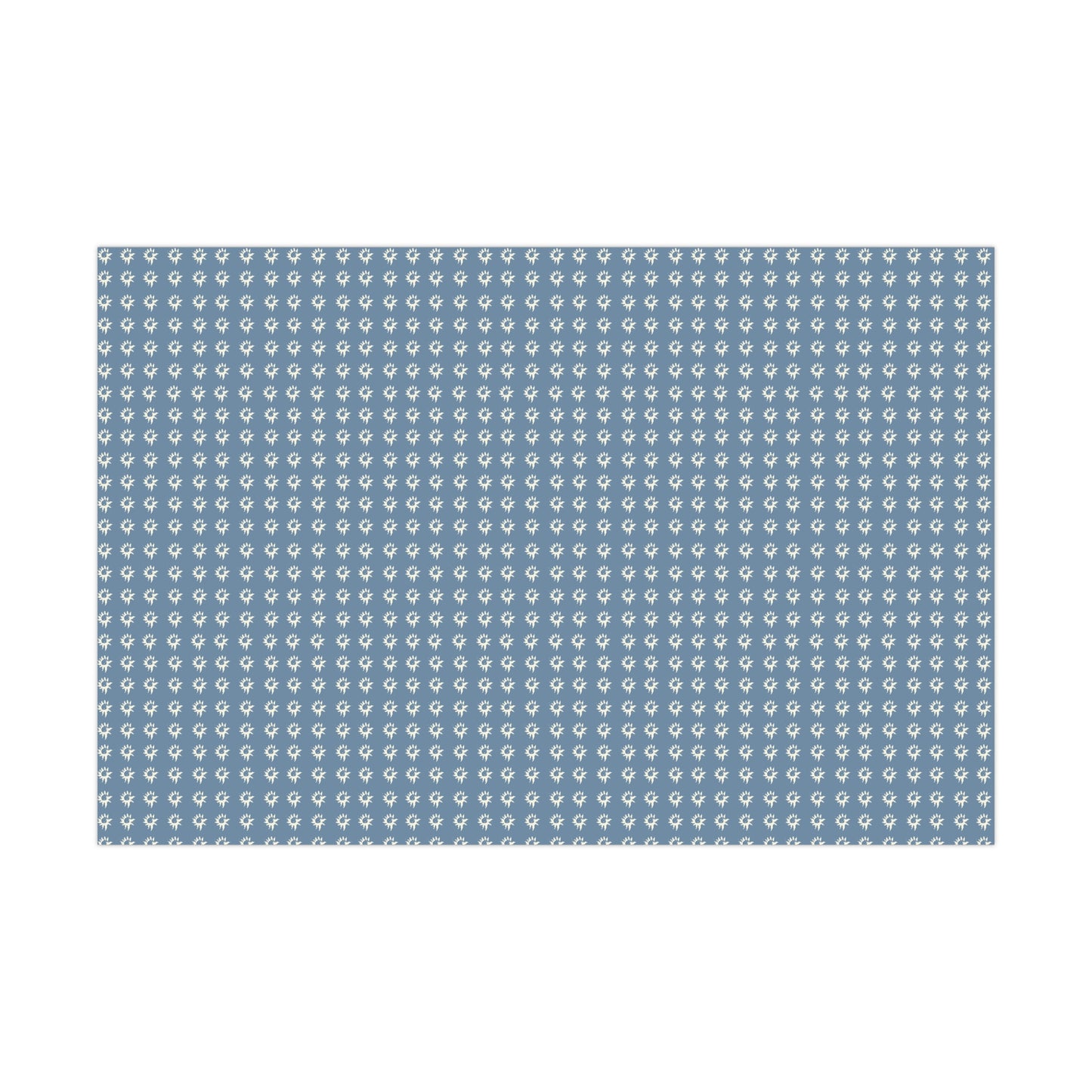 Wrapping Papers : Denim Geo Star Print