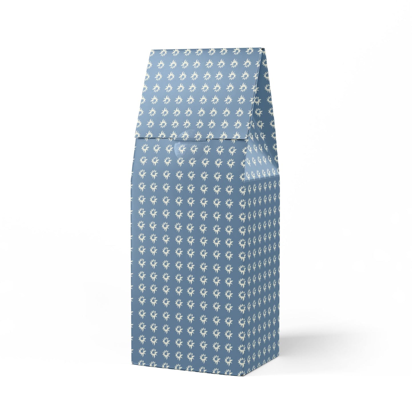Cascades Coffee Blend (Medium-Dark Roast) with Denim Geo Star print