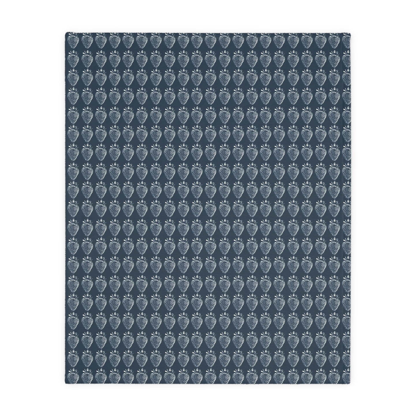 Cozy Velveteen Microfiber Blanket – Bluejean Berry Print