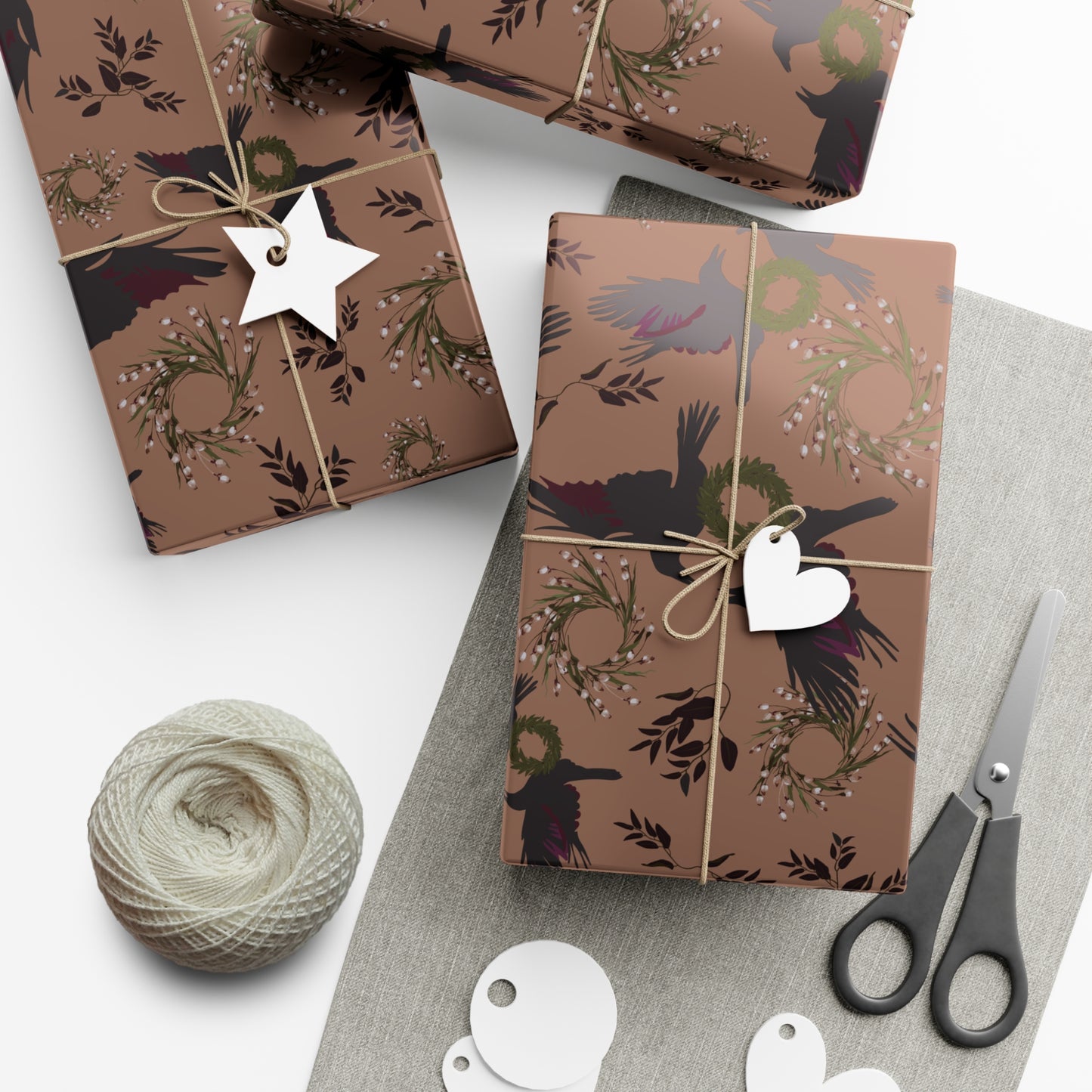 Autumn Raven Gift Wrap Papers