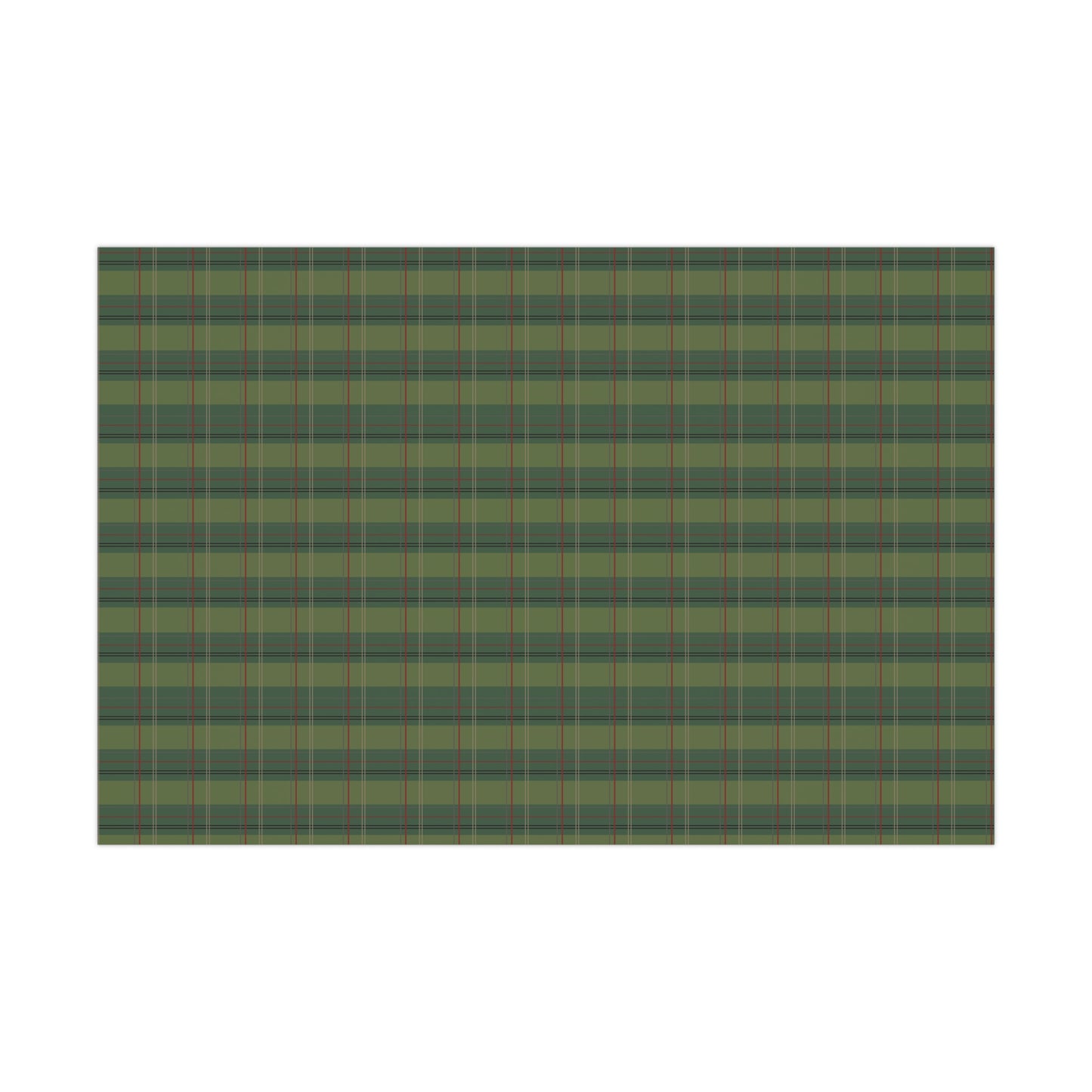 Gift Wrap Papers : Pimento Plaid Print