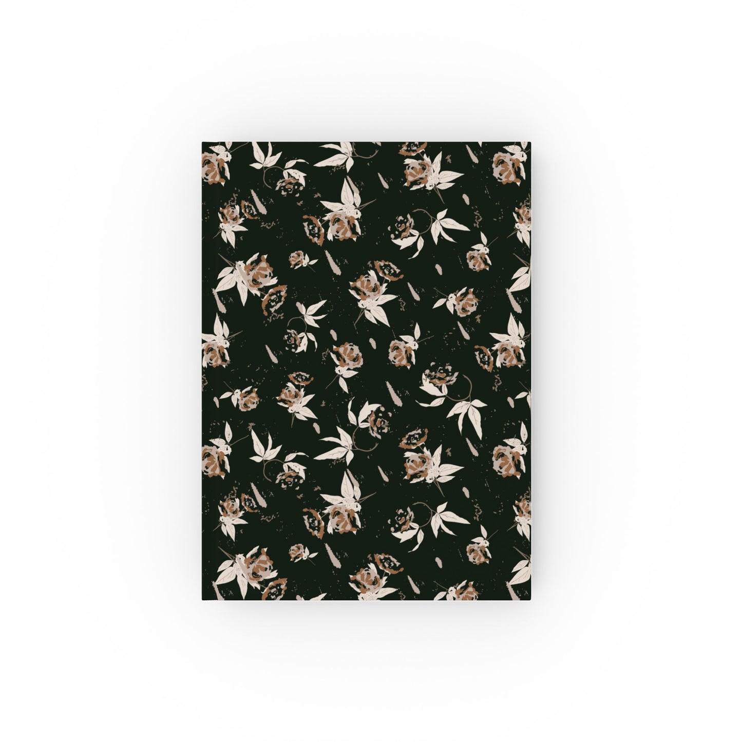 Hard Backed Journal : Evergreen Rose Print