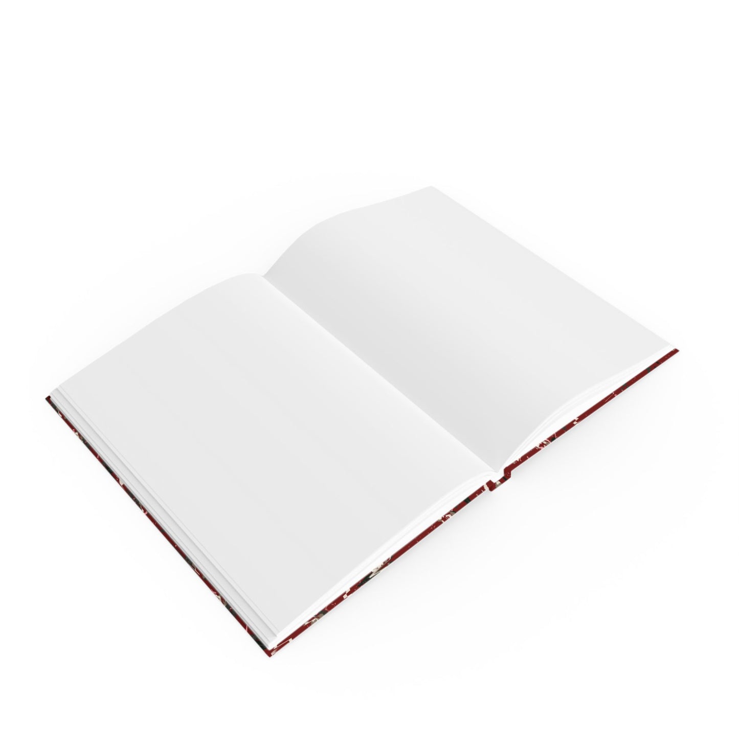 Scarlet Christmas Rose Hard Backed Journal