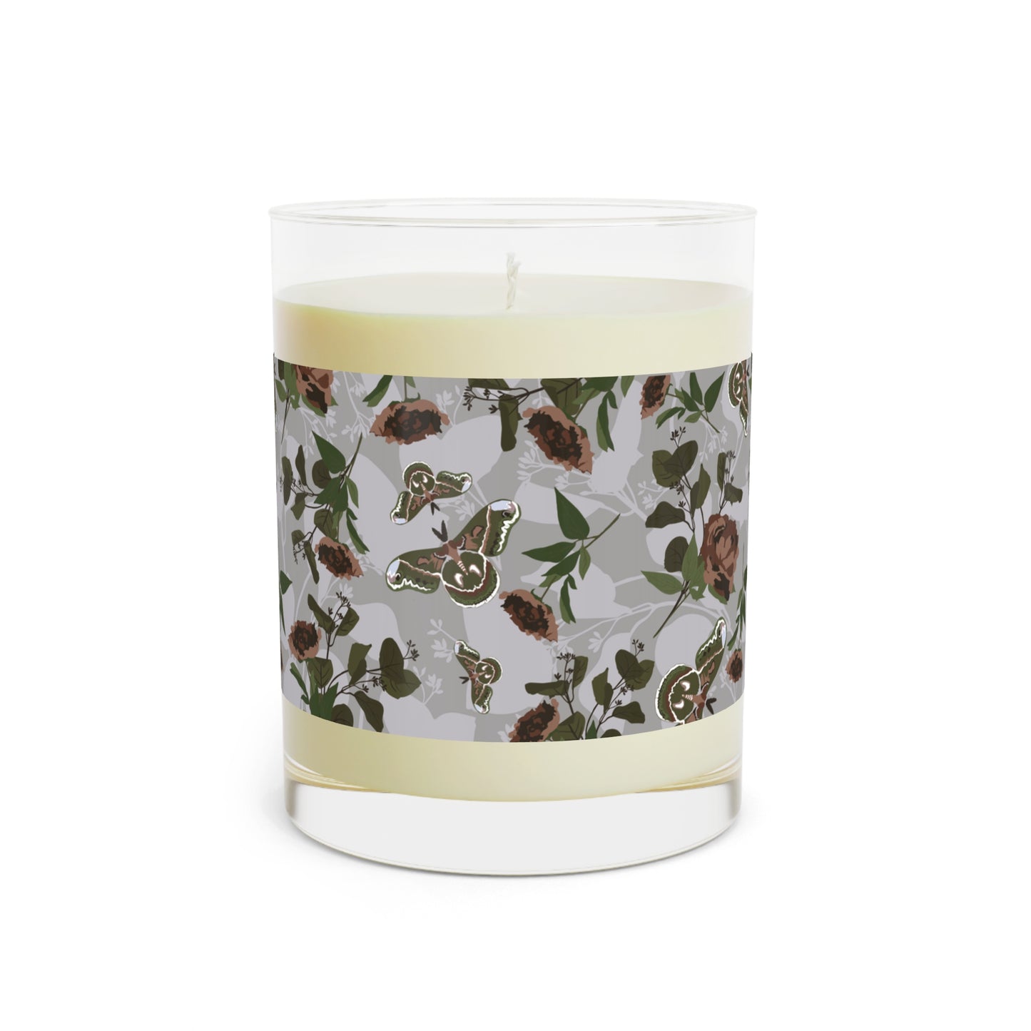 Green Moth Scented Candle - Full Glass, 11oz