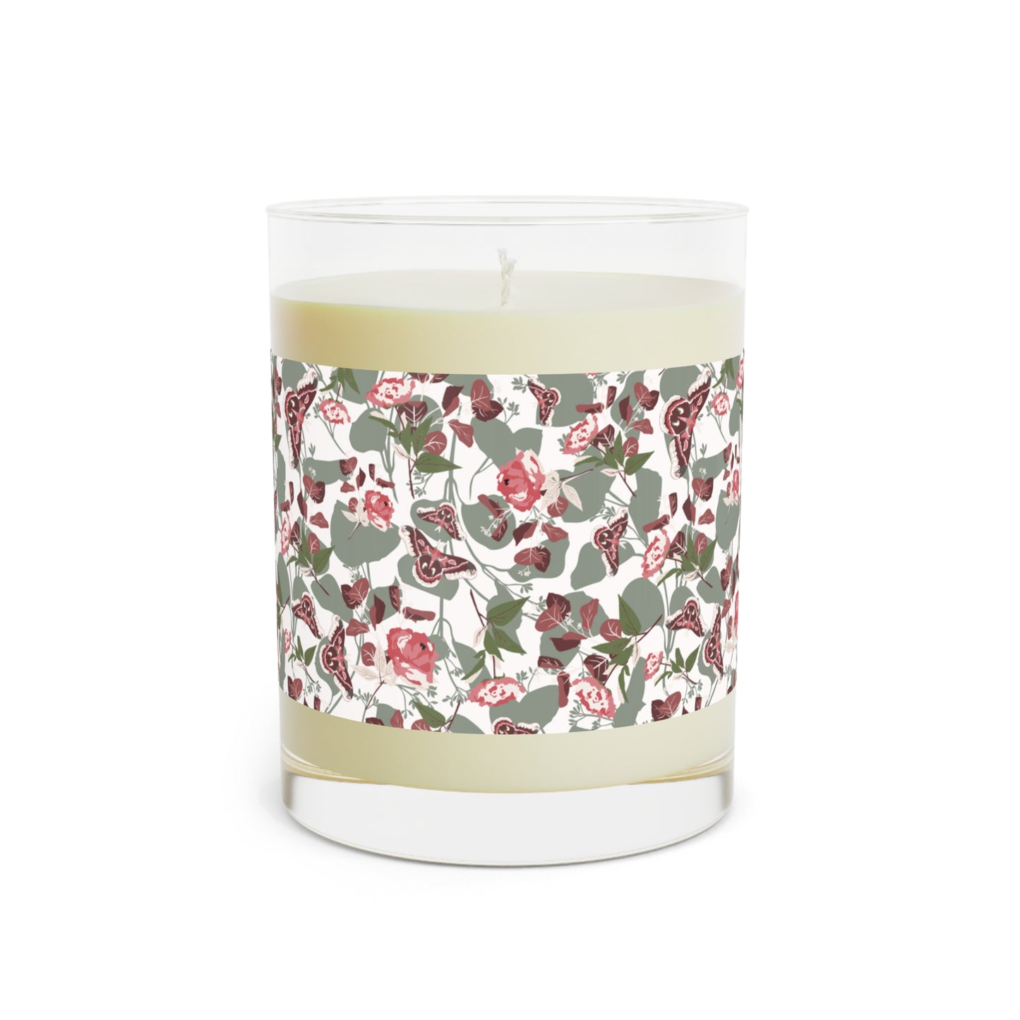 Spring Moth Scented Candle- Full Glass, 11oz