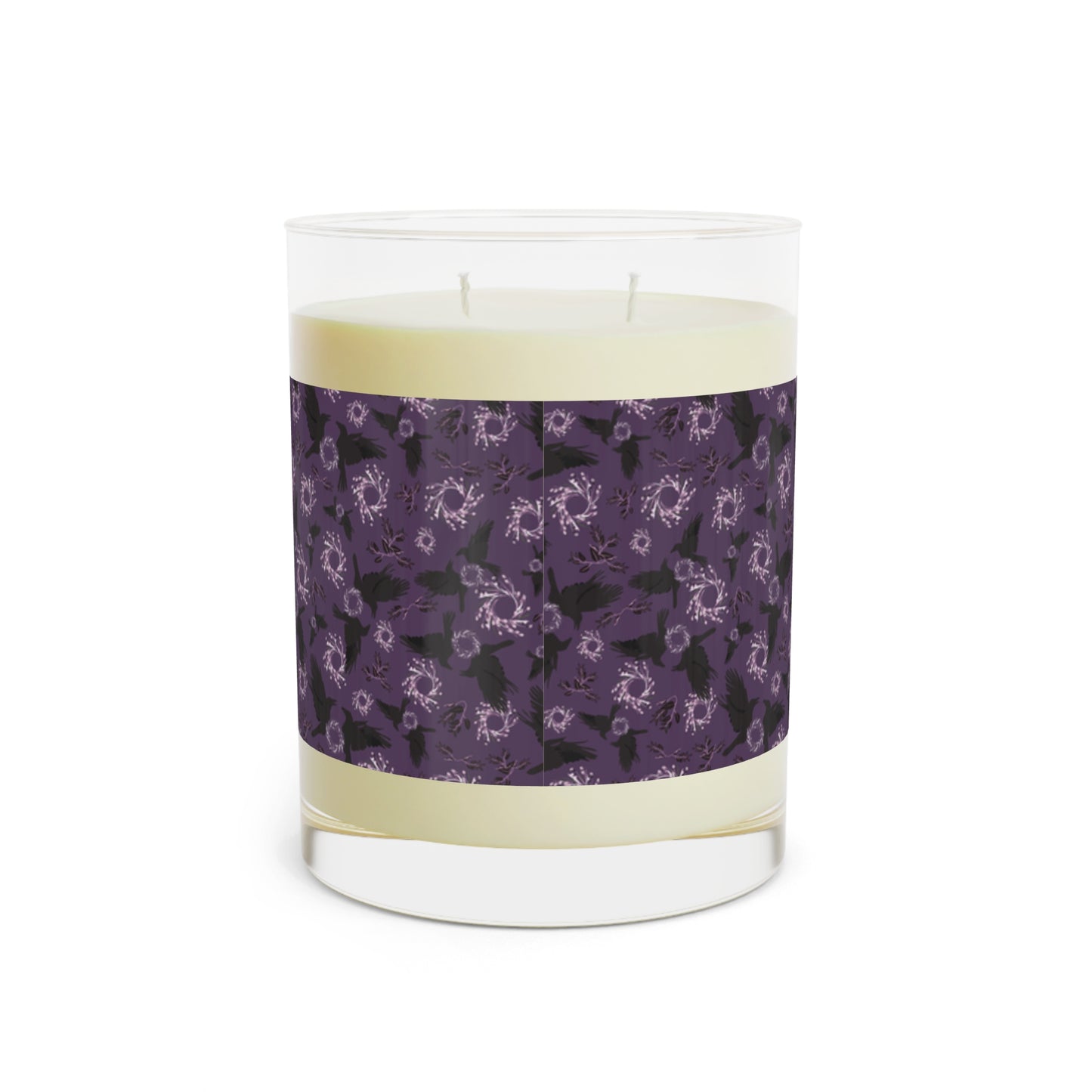 Autumn Raven Scented Candle in Huckleberry - Full Glass, 11oz