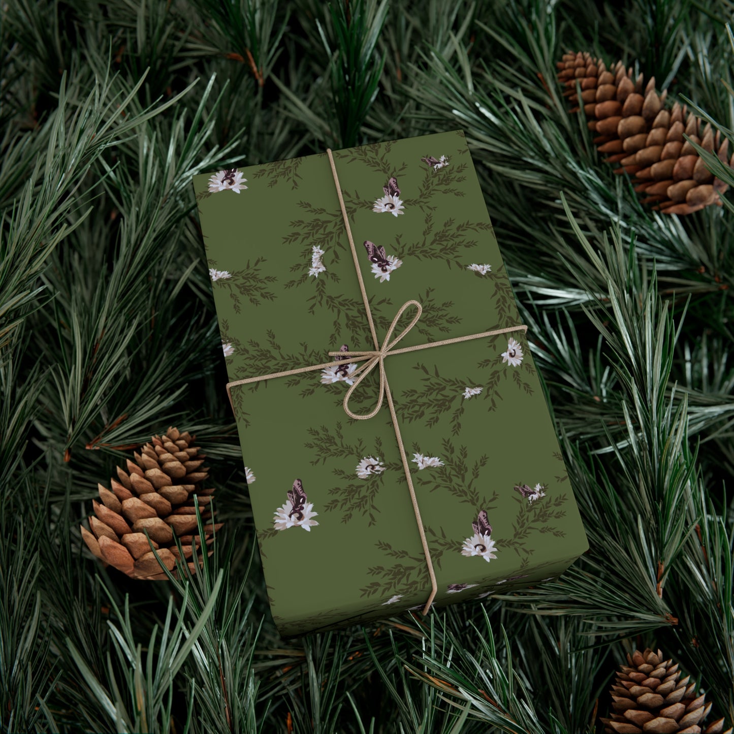 Autumn Daisy Gift Wrap Paper