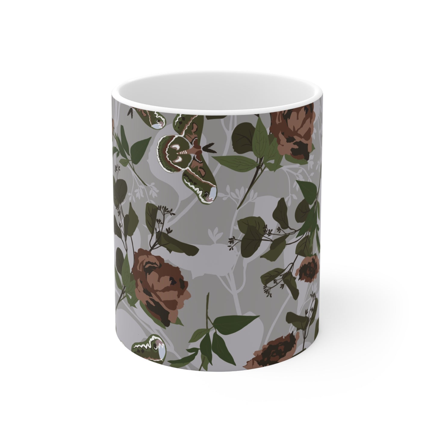 Green Moth Mug 11oz