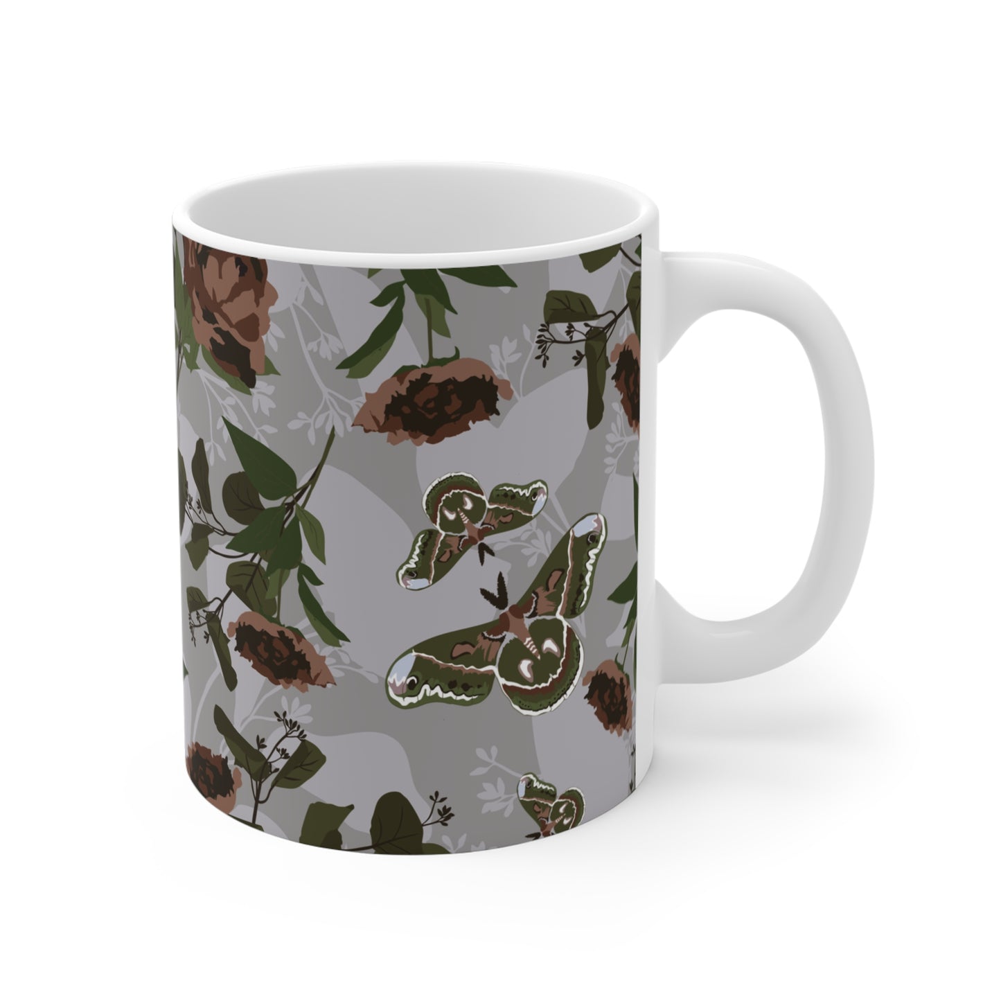 Green Moth Mug 11oz