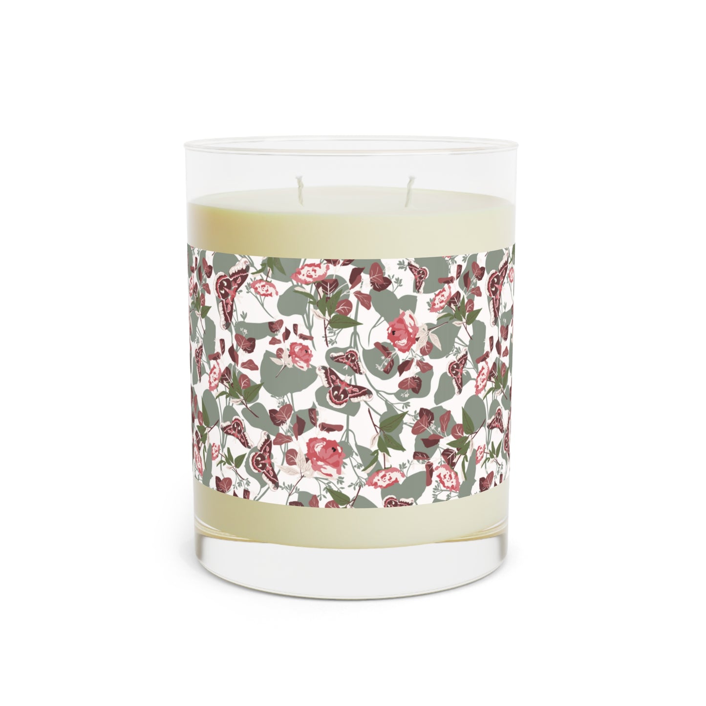 Spring Moth Scented Candle- Full Glass, 11oz