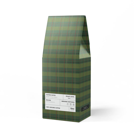 Colombia Single Origin Coffee (Light-Medium Roast) : Pimento Plaid Print