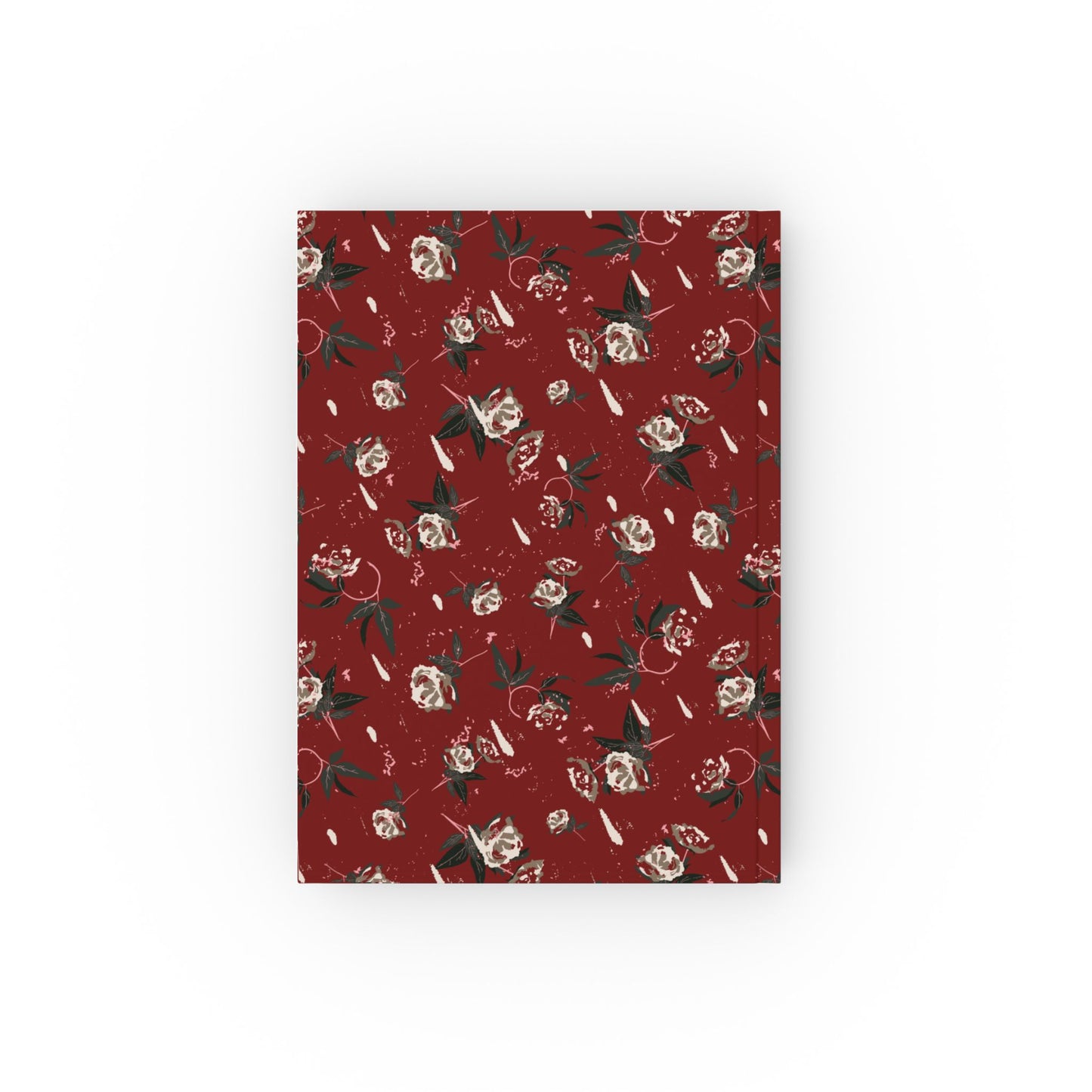 Scarlet Christmas Rose Hard Backed Journal