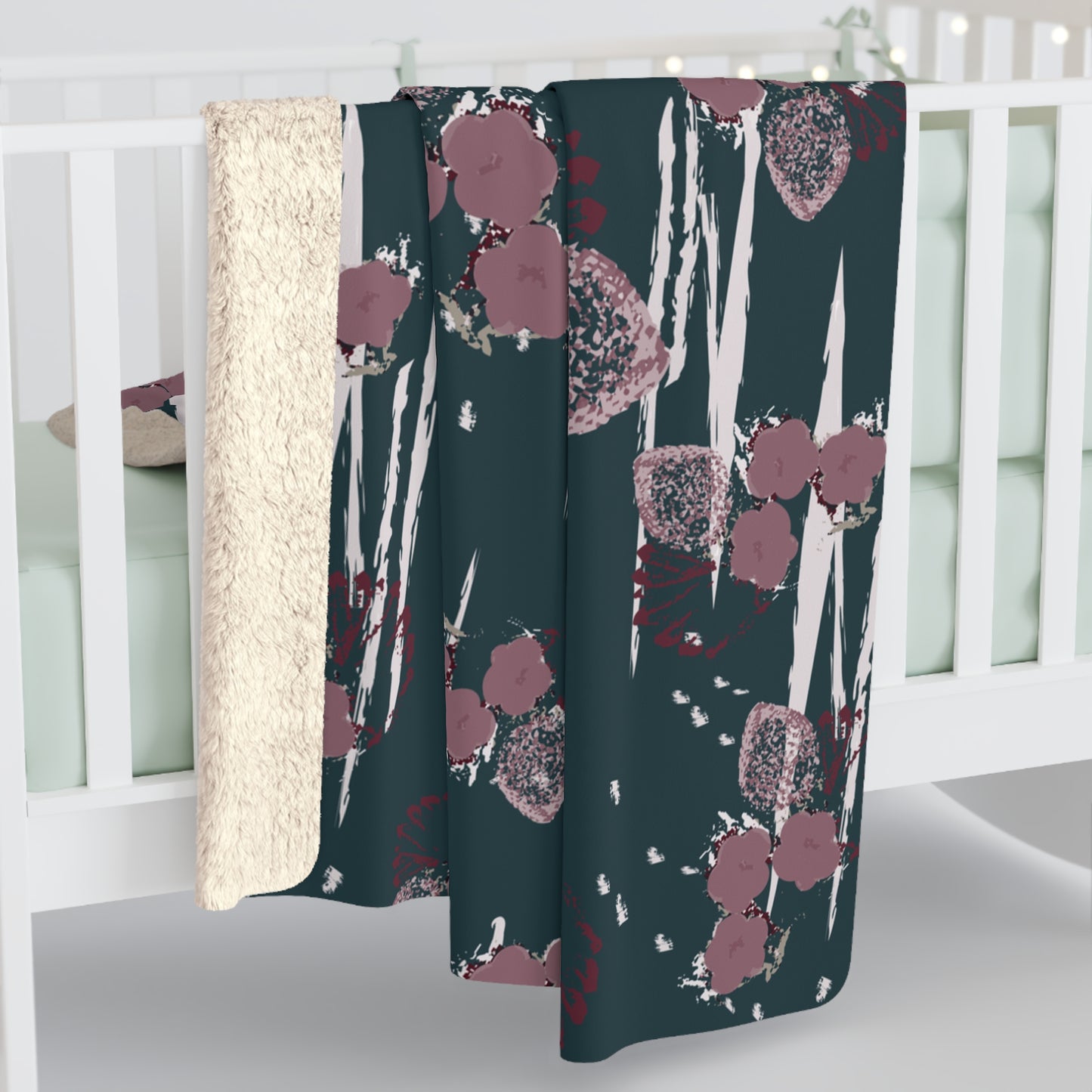 Winterberry Sherpa Fleece Blanket
