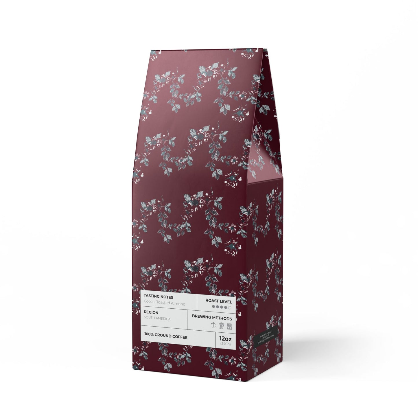 Cascades Coffee Blend (Medium-Dark Roast):  Santa Berry Print