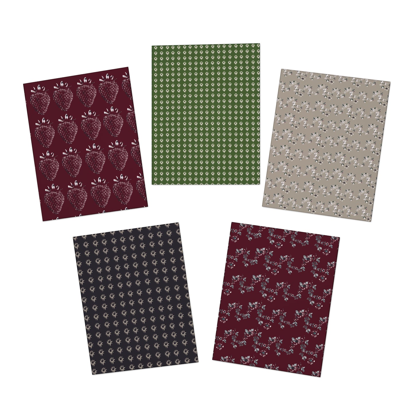 Garden Noel Greeting Cards (5-Pack)