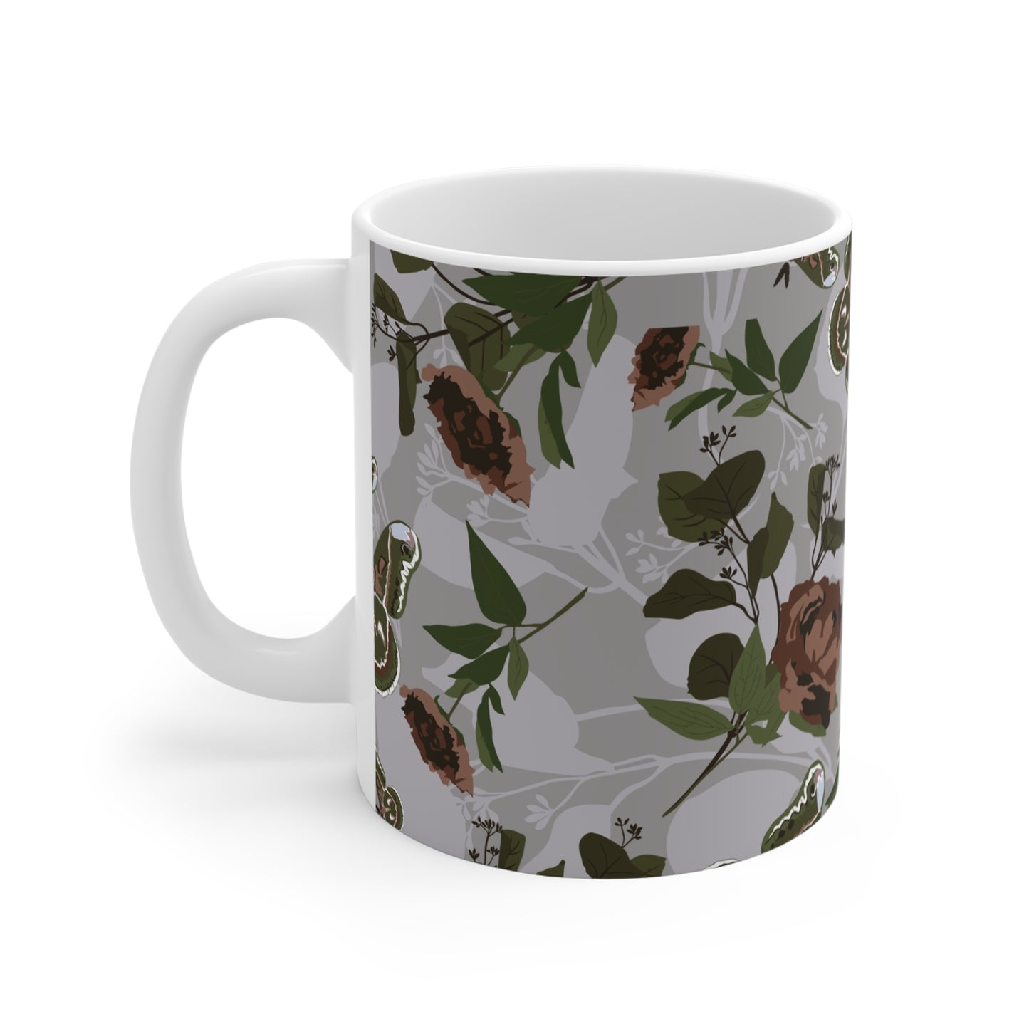 Green Moth Mug 11oz