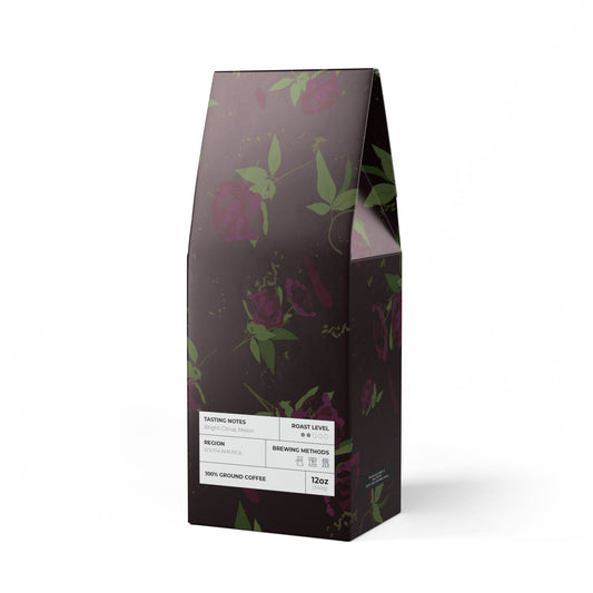 Colombia Single Origin Coffee (Light-Medium Roast) : Dark Rose Print