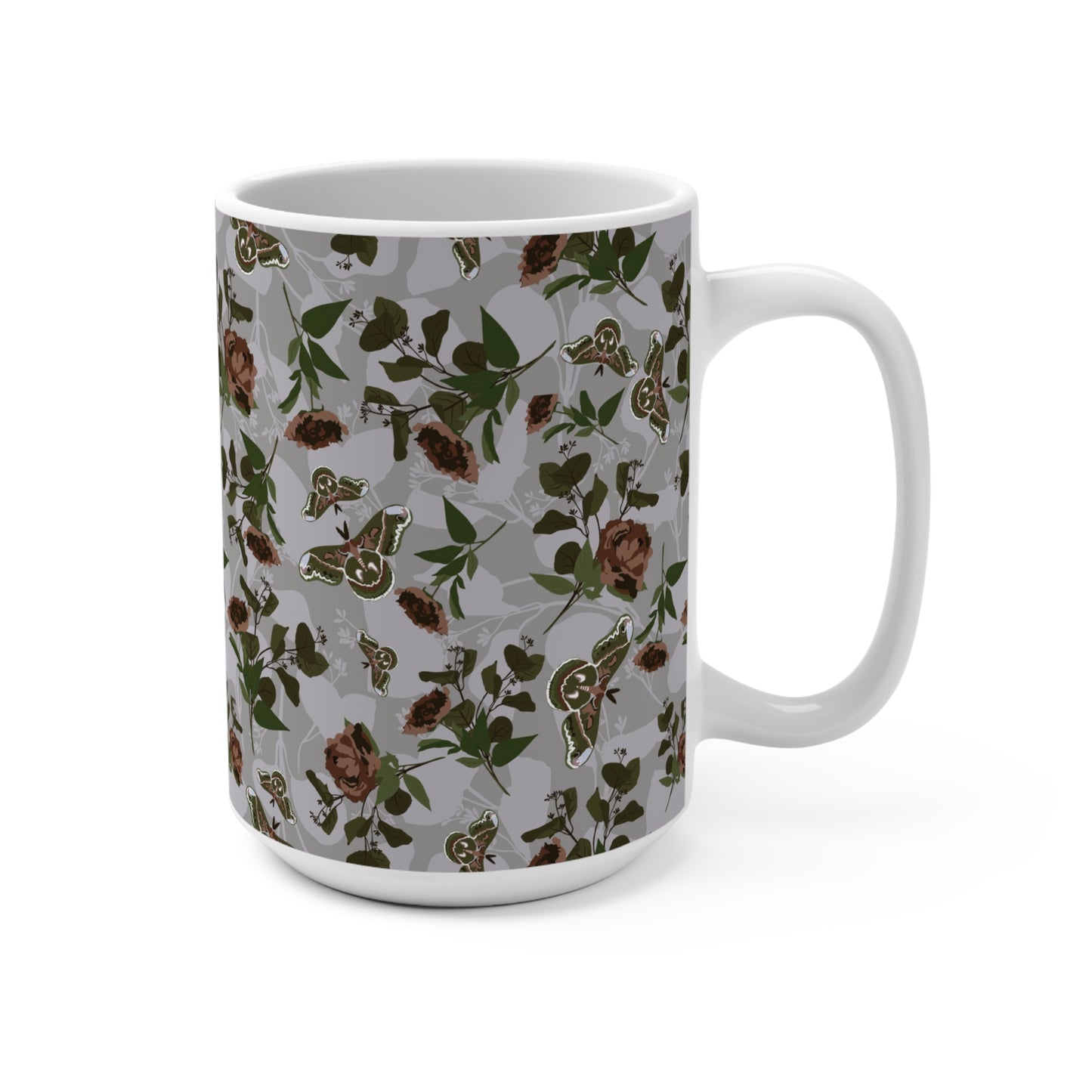 Green Moth Mug 15oz